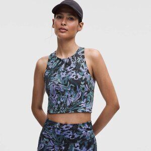 Lululemon Swift Speed Cropped Tank Top *B/C Cup - Flower Meld Multi